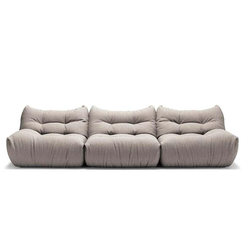 MONO 3-Seater Sofa, Clay Beige