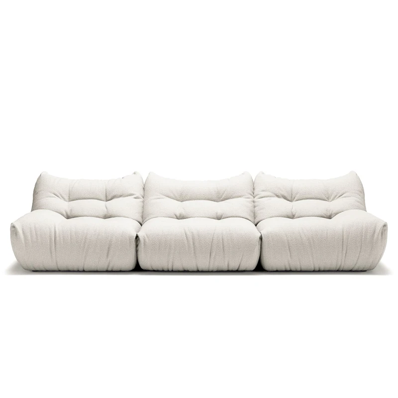 MONO 3-Seater Sofa, Steam White