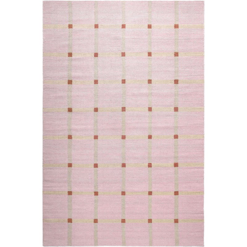 Mosaic Wool Rug 200x300 cm, Pink
