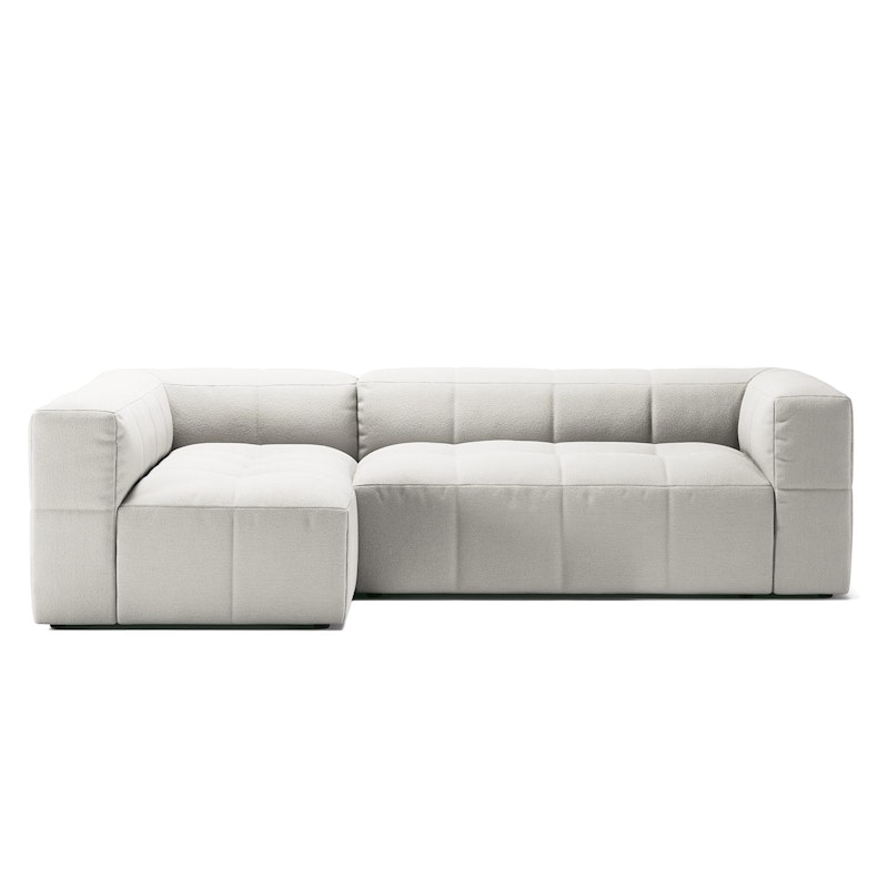 Mure 3-Seater Sofa With Divan Left, Steam White