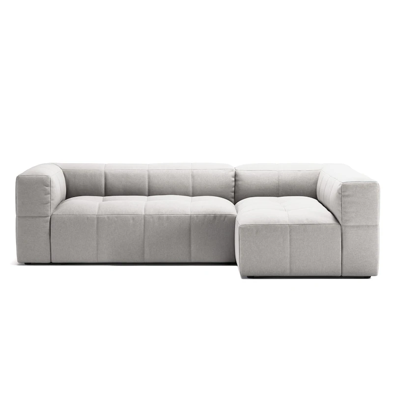 Mure 3-Seater Sofa With Divan Right, Moon White