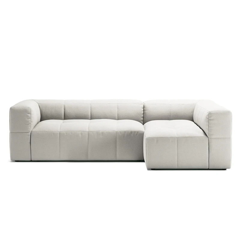 Mure 3-Seater Sofa With Divan Right, Steam White