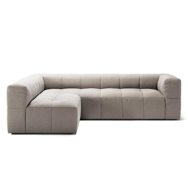 Mure 3-Seater Sofa With Open End Left, Sandshell Beige