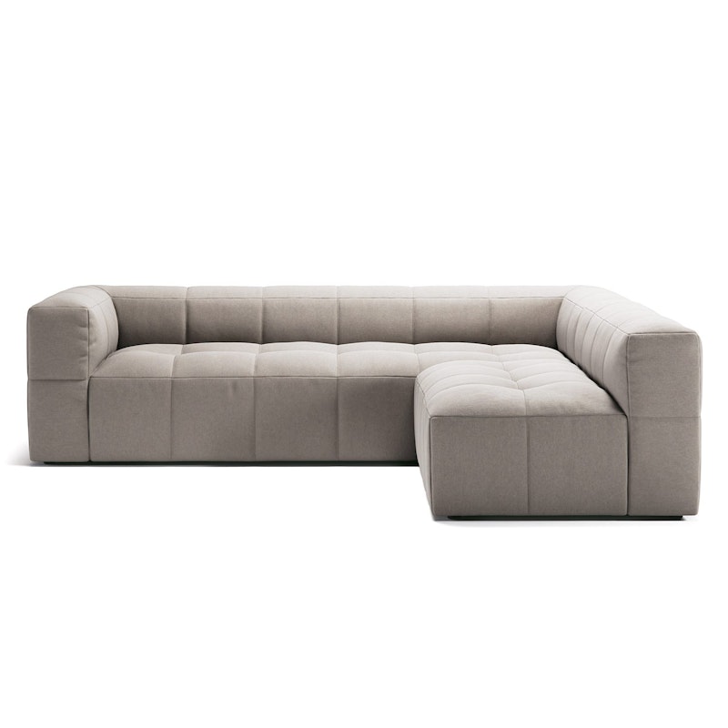 Mure 3-Seater Sofa With Open End Right, Sandshell Beige