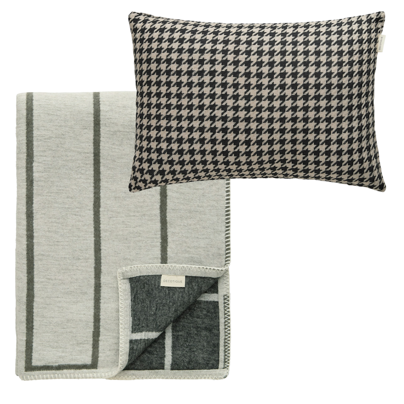 Noomi / Carmen Textile Set, Green / Black / Nature