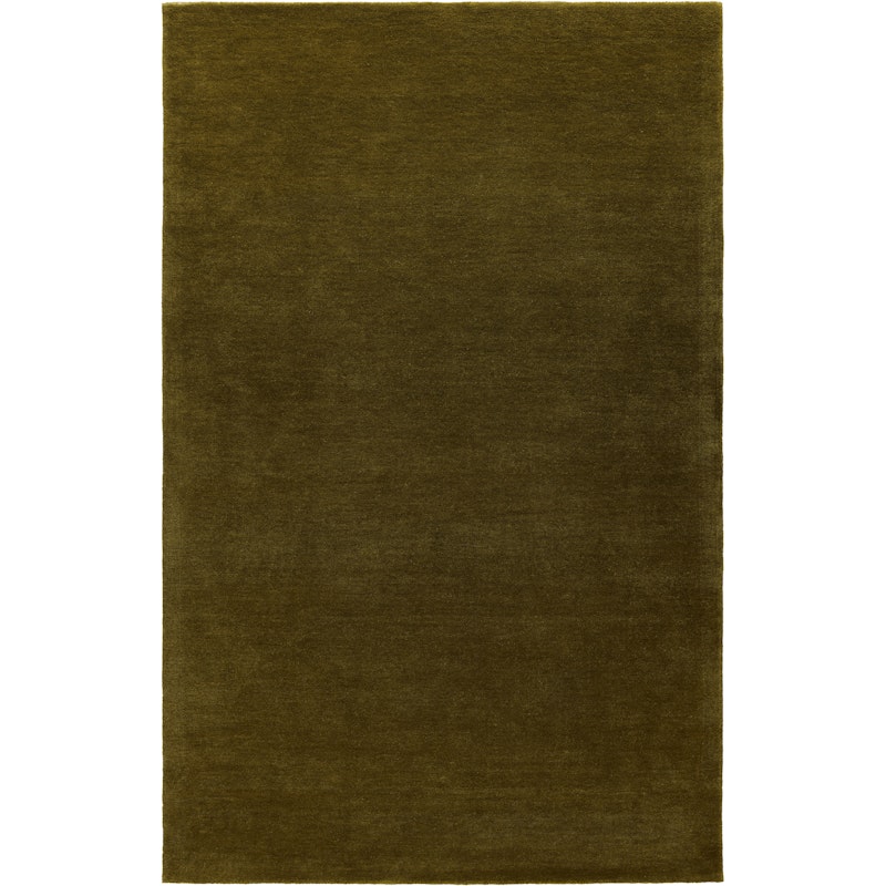 Nordic Plain Wool Rug 300x400 cm, Moss