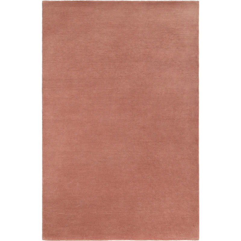 Nordic Plain Wool Rug 250x350 cm, Dusty Rose