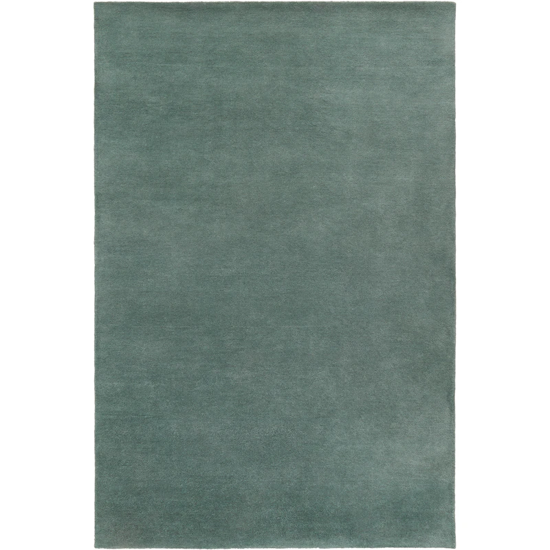 Nordic Plain Wool Rug 180x270 cm, Teal