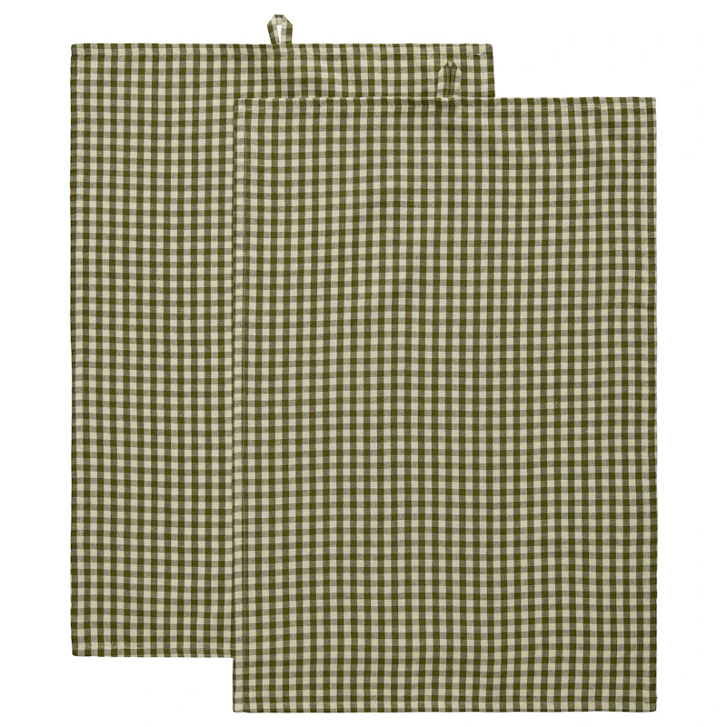 Oliva Kitchen Towel 50x70 cm 2-pack, Olive