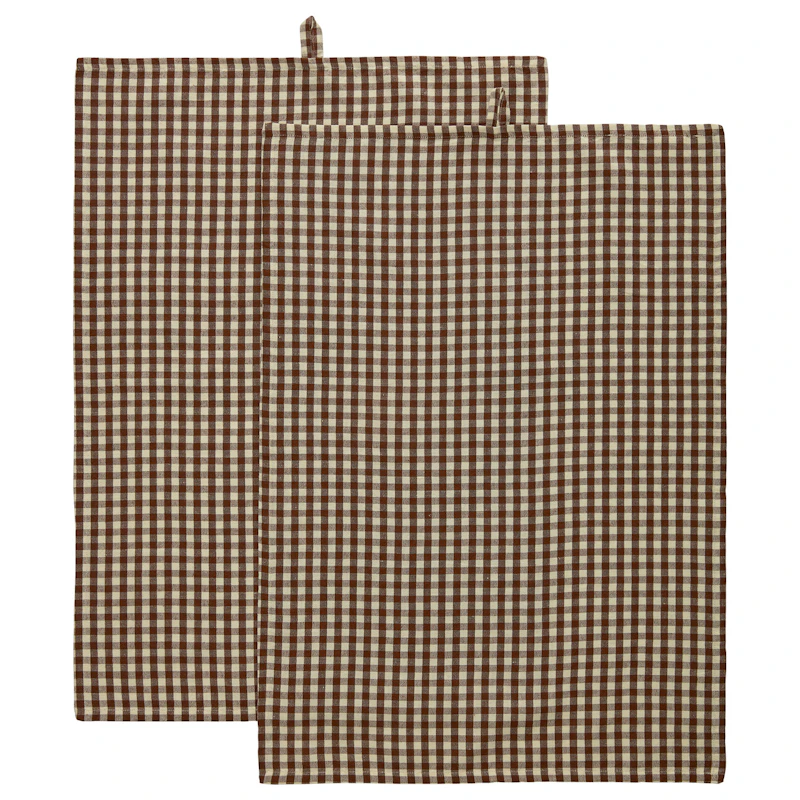 Oliva Kitchen Towel 50x70 cm 2-pack, Brown