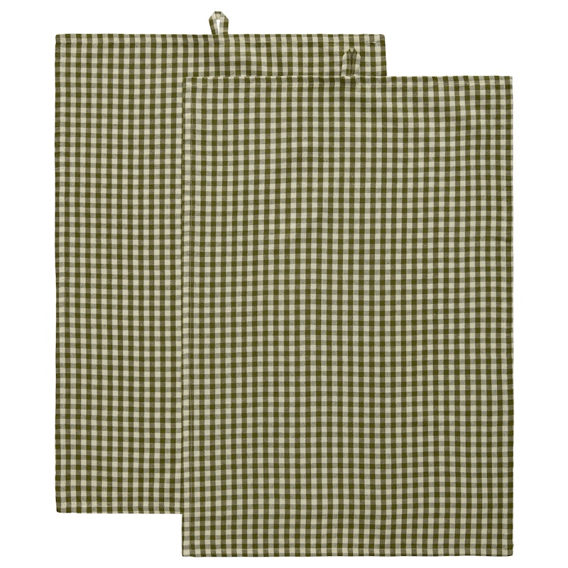 Oliva Kitchen Towel 50x70 cm 2-pack, Olive