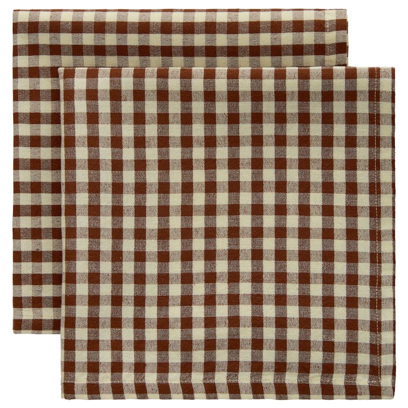 Oliva Napkin 45x45 cm 2-pack, Brown