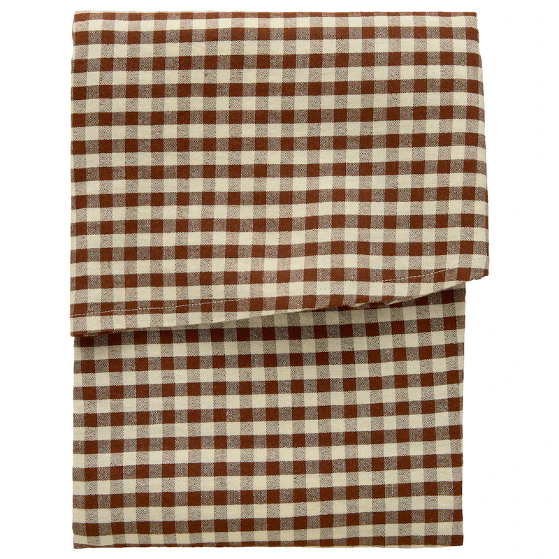 Oliva Tablecloth Round 160 cm, Brown