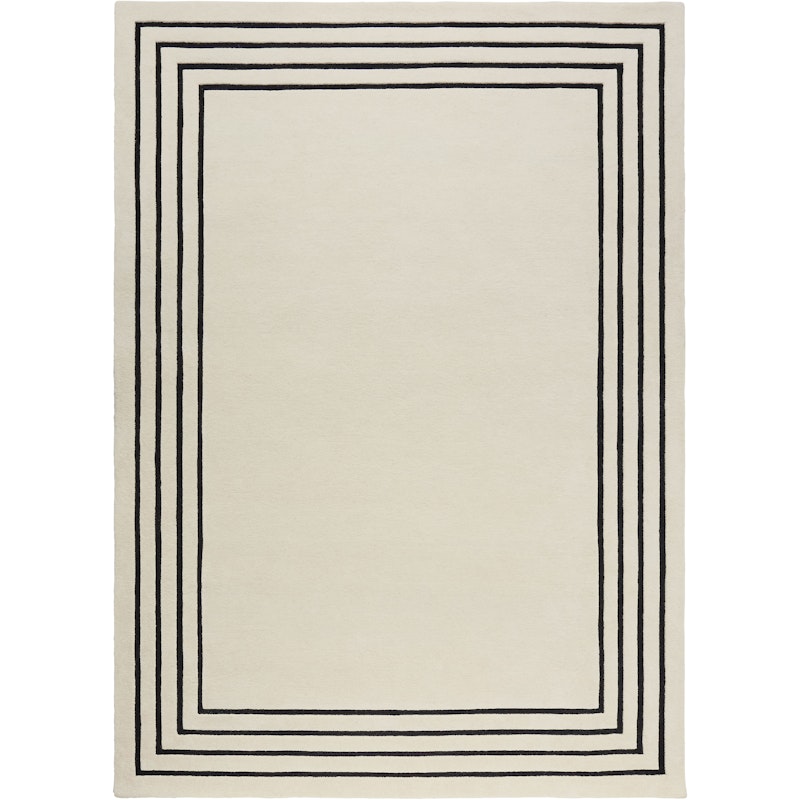 Outline Wool Rug 180x270 cm, Off-white