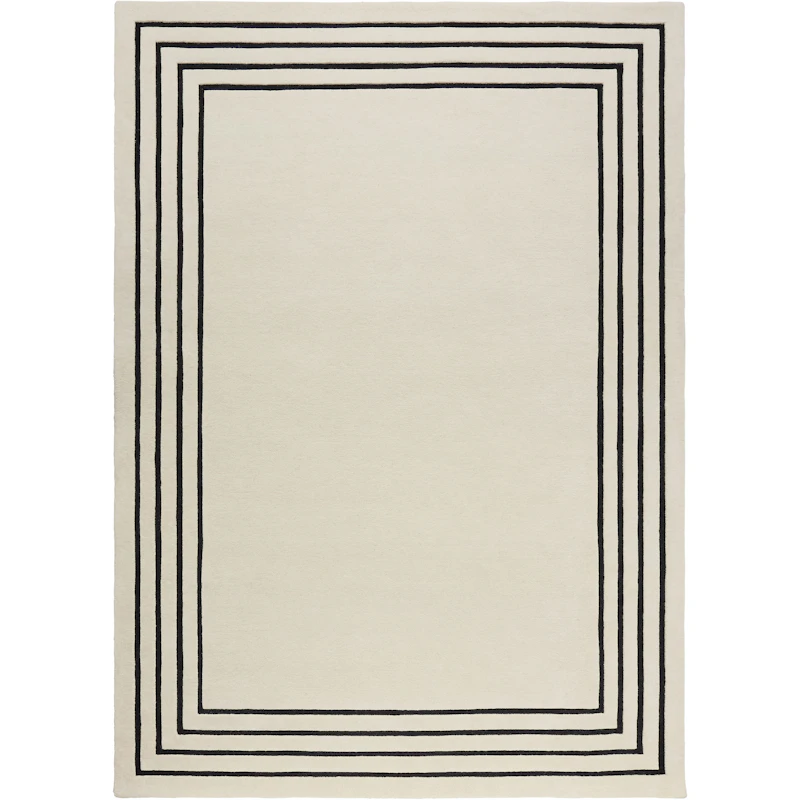 Outline Wool Rug 300x400 cm, Off-white