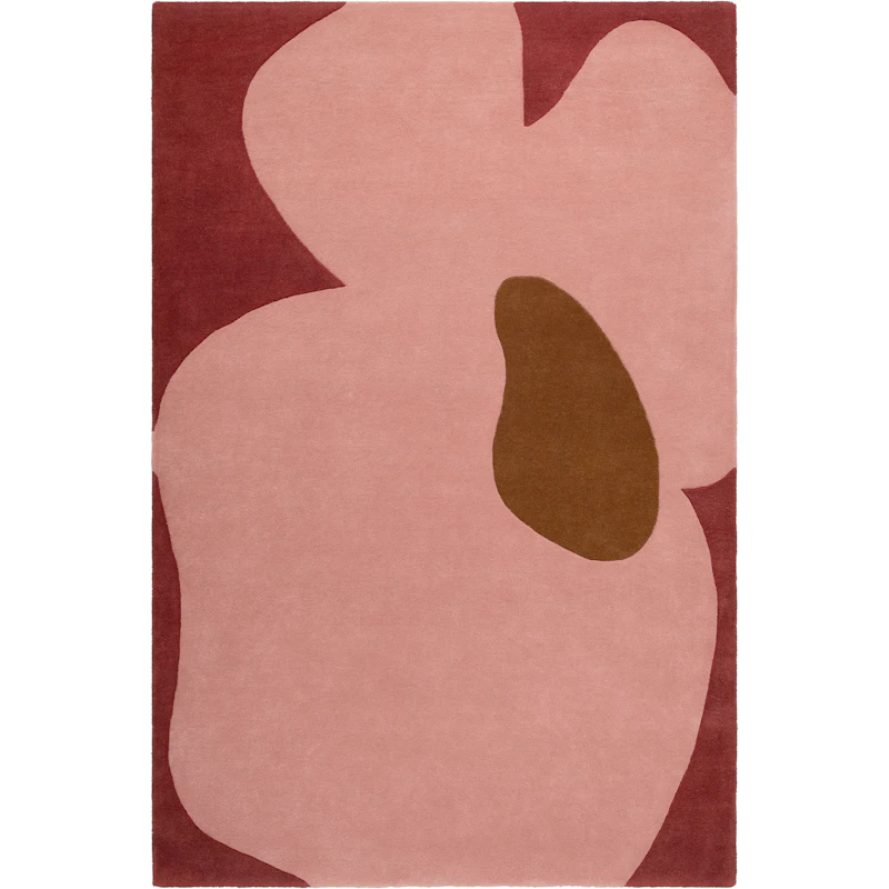 Poppy Wool Rug 250x350 cm, Red