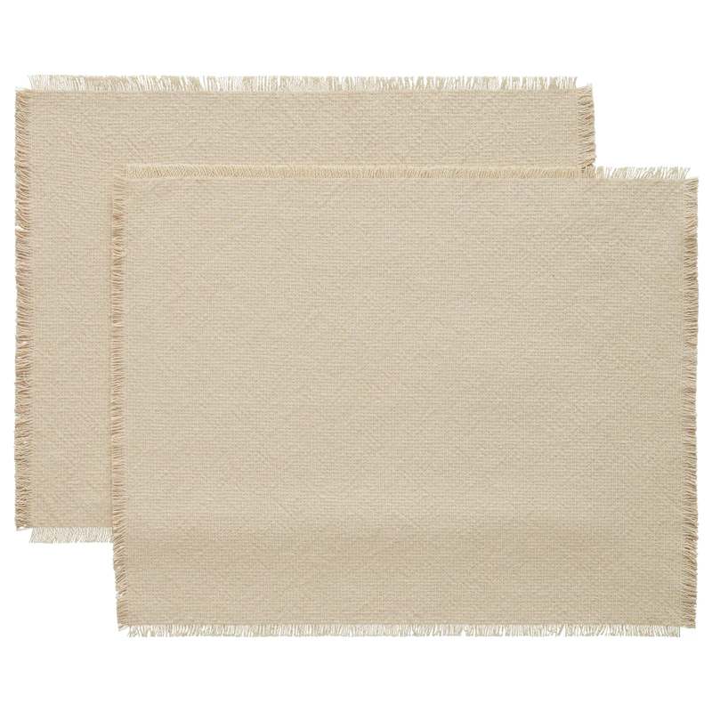 Ravella Placemat 40x50 cm 2-pack, Sand / Off-white