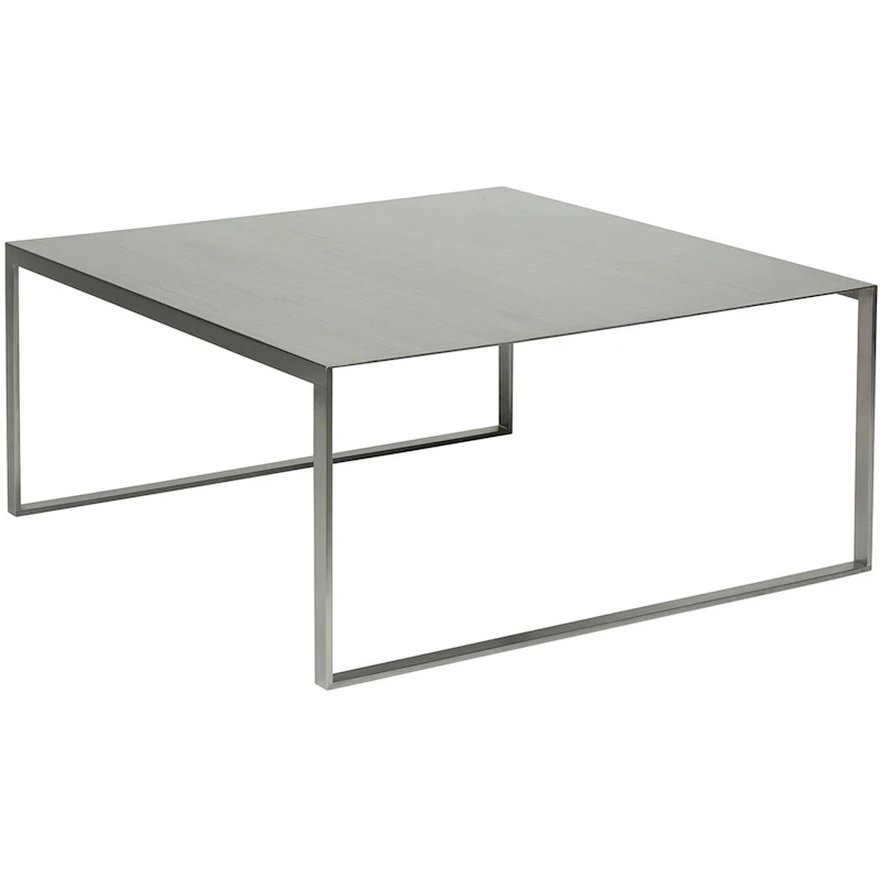Studio Coffee Table, Stainless Steel