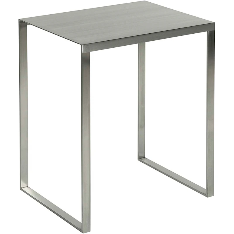 Studio Side Table, Stainless Steel