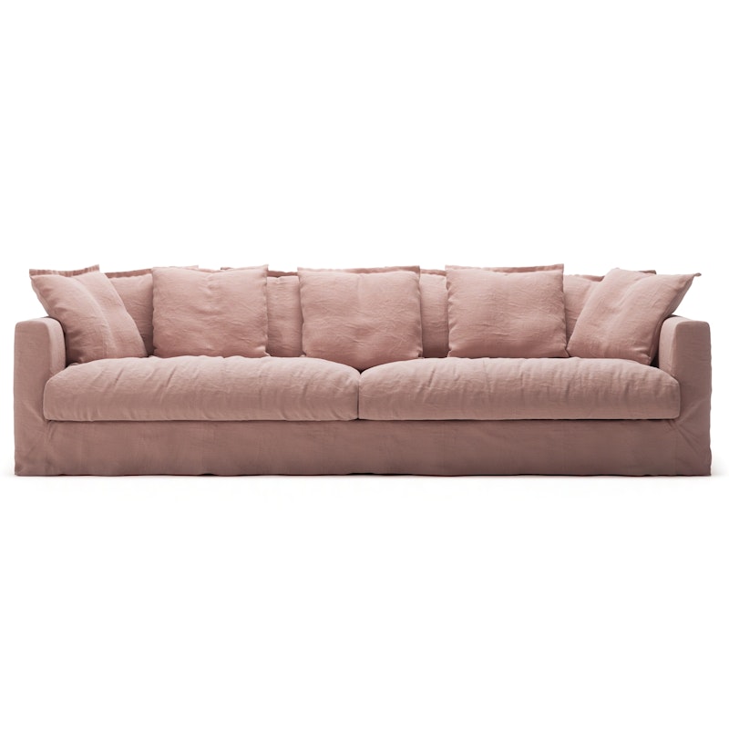 Upholstery For Le Grand Air 4-seater Sofa Linen, Tender Blush