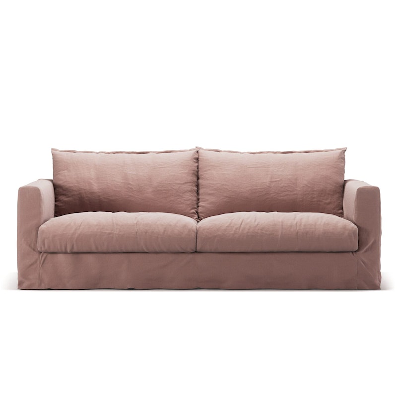Upholstery For Le Grand Air Nou 3-seater Sofa Linen, Tender Blush