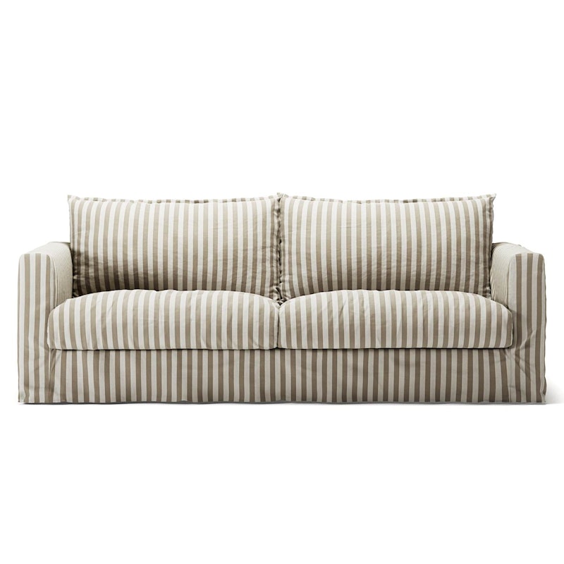 Upholstery For Le Grand Air Nou 3-seater Sofa Linen, Gentle Ribbon