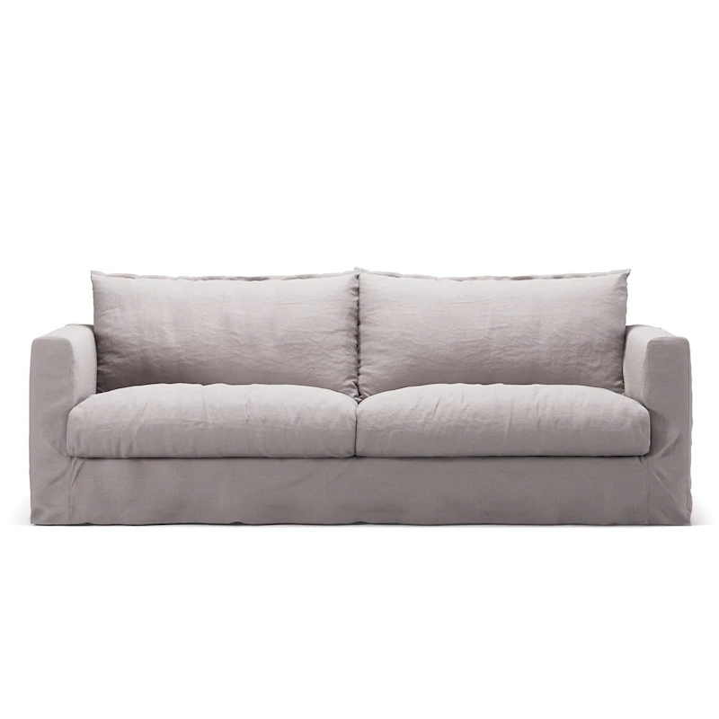 Upholstery For Le Grand Air Nou 3-seater Sofa Linen, Misty Grey