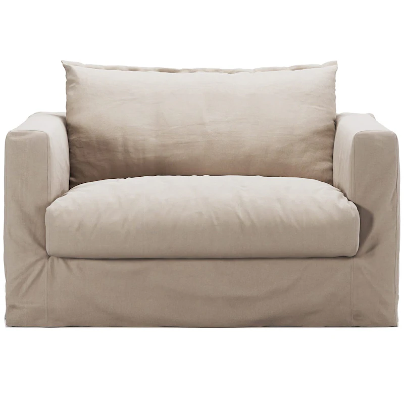 Upholstery For Le Grand Air Nou Love Seat Cotton, Beige