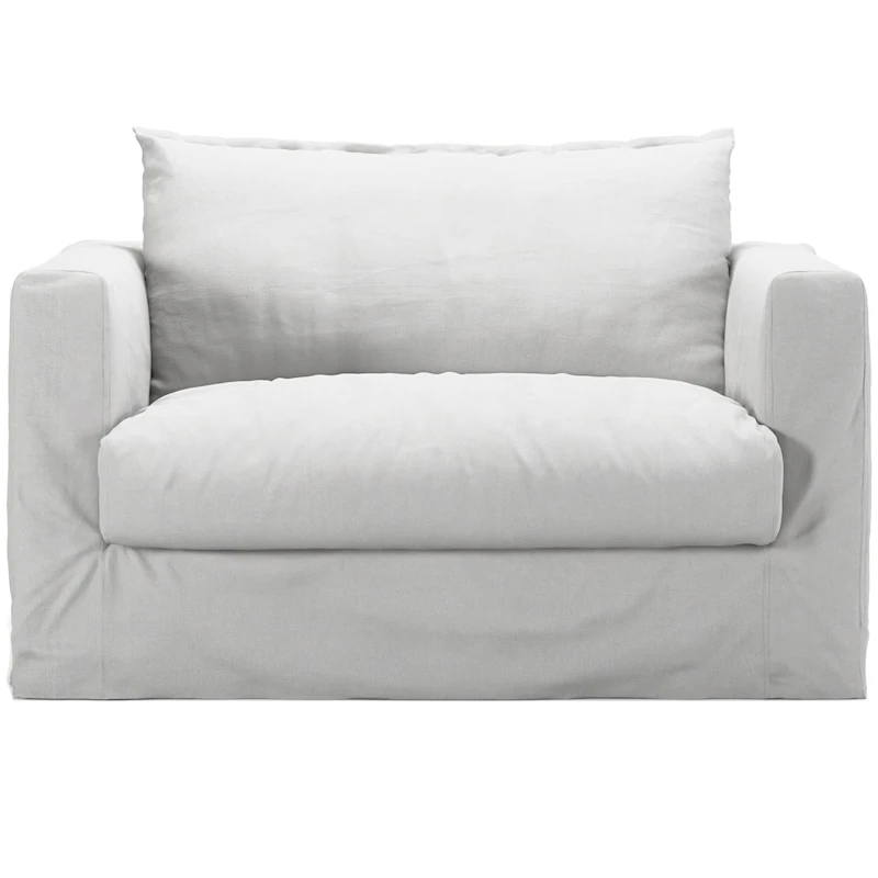 Upholstery For Le Grand Air Nou Love Seat Cotton, White