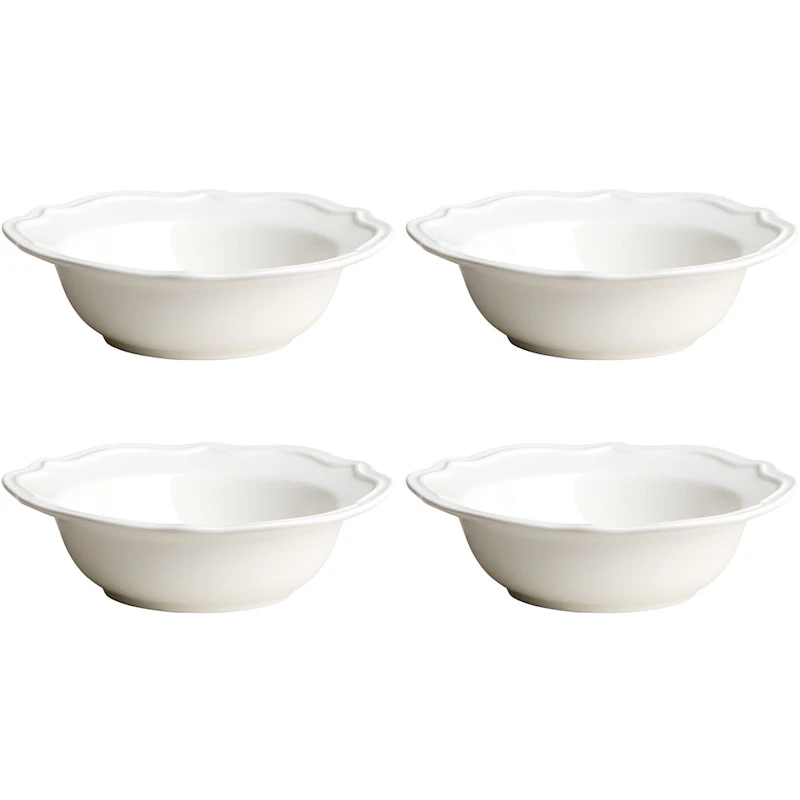 Violette Bowl 15 cm 4-pack, White