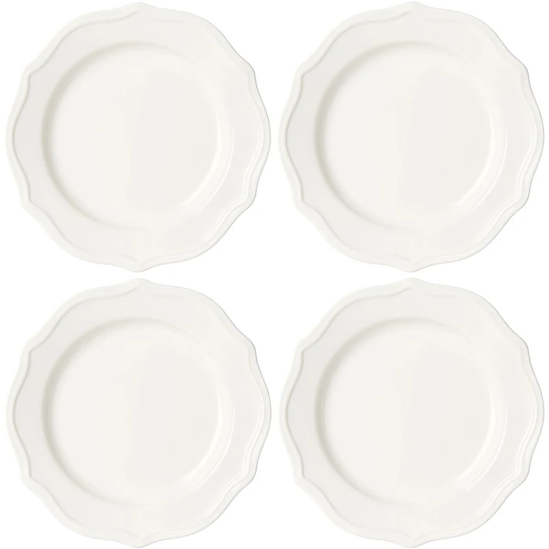 Violette Side Plate 20 cm 4-pack, White