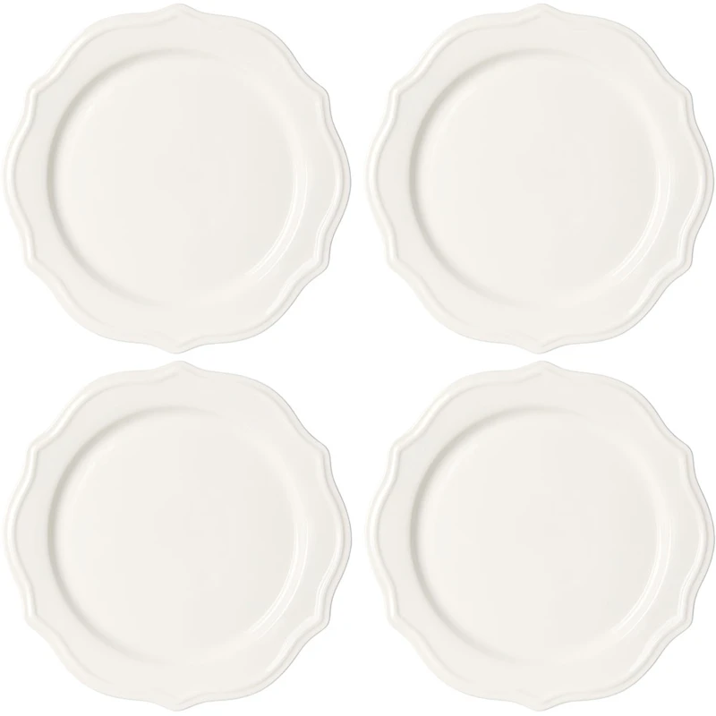 Violette Plate 28 cm 4-pack, White