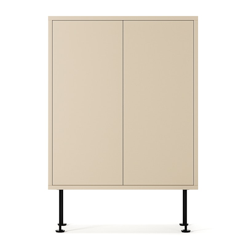 Vogue 64 Cabinet, Sand / Black