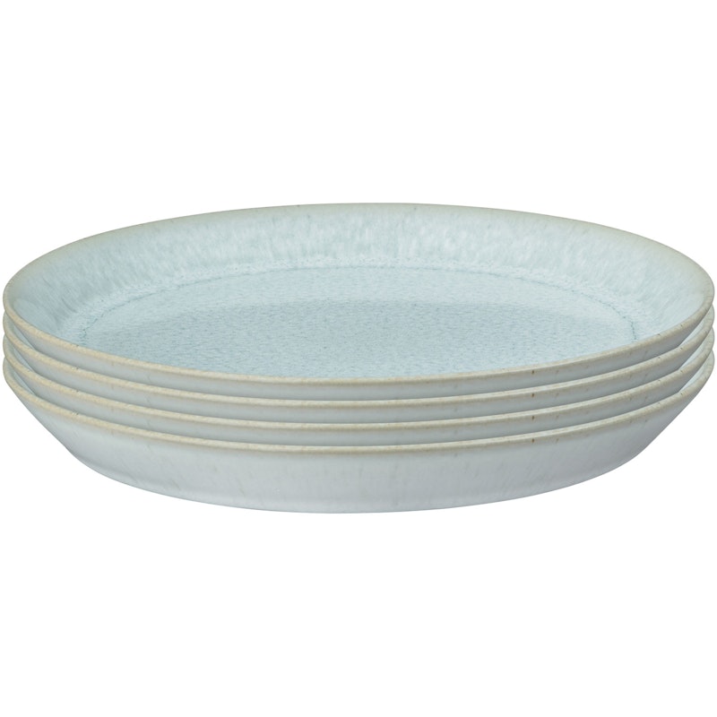 Kiln Plate 21 cm 4-pack, Green