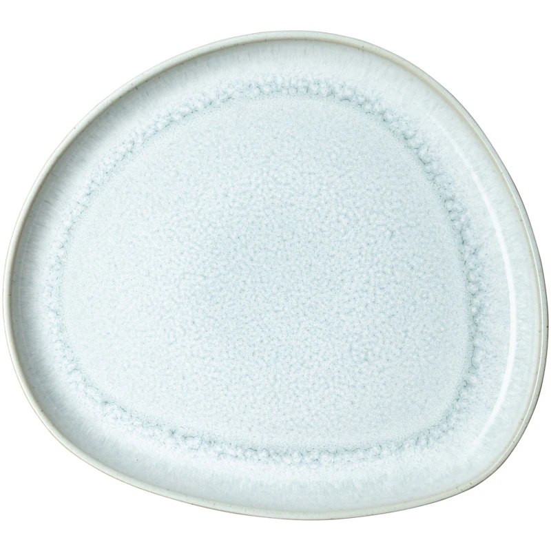 Kiln Organic Serving Plate 27x30 cm, Green