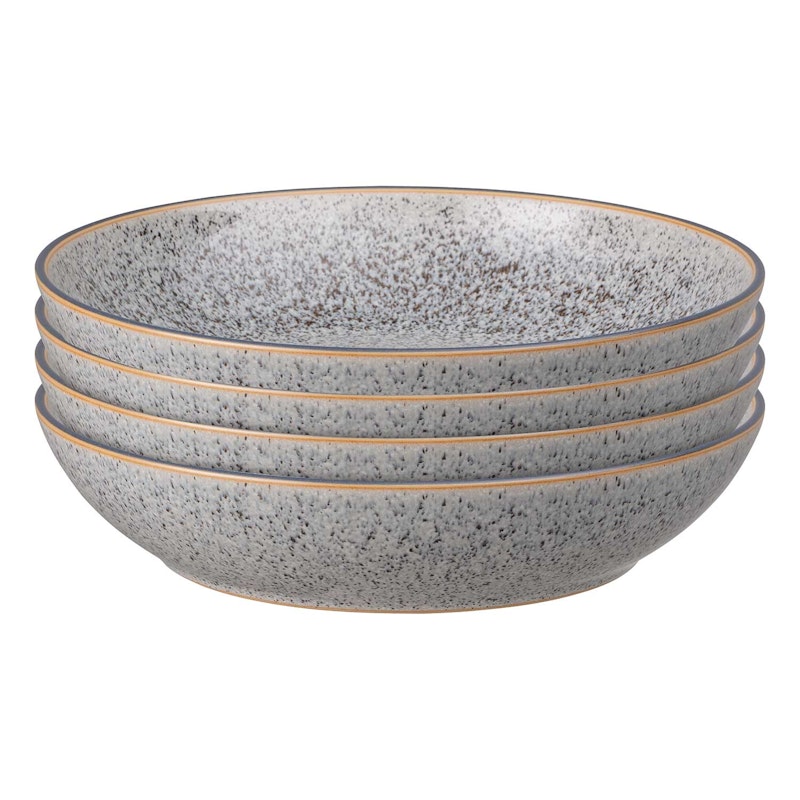 Studio Pasta Plate 4-pack, Grey