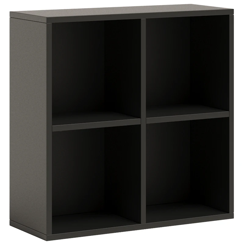 Bloc Wall Cabinet 62x62 cm, Black