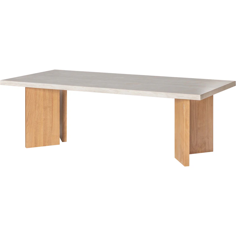 Eden Coffee Table, Oak / Travertine