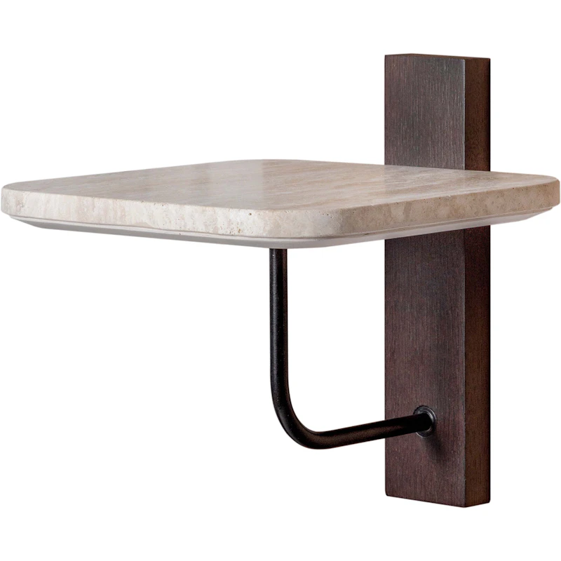 Eden Shelf, Smoked Oak / Travertine