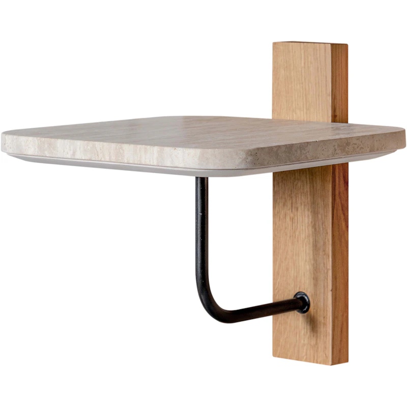 Eden Shelf, Oak / Travertine
