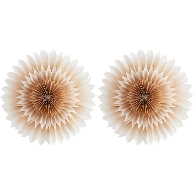 Lily Paper Star 50 cm Golden Beige 2-pack