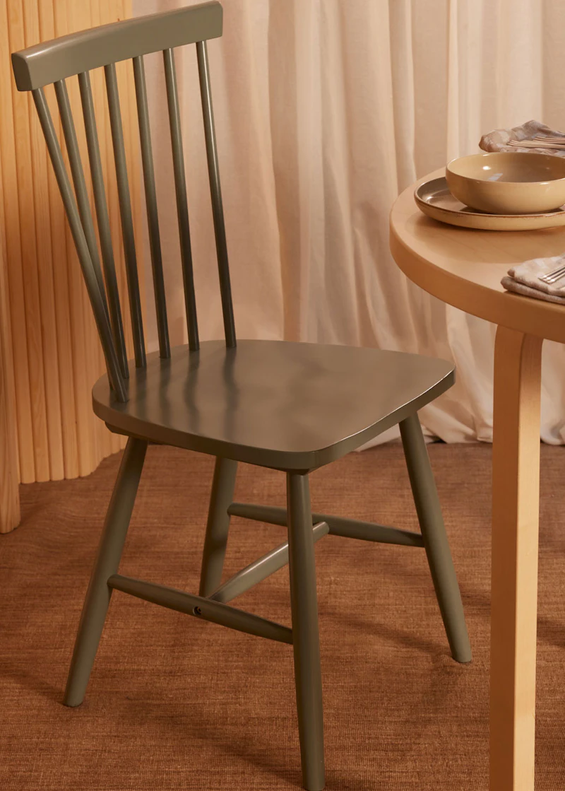 Wood H17 Windsor Chair, Grey-green from Department | RoyalDesign.co.uk