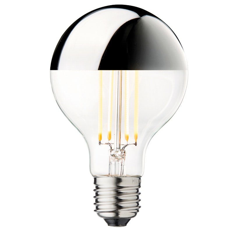 Globe Led Lightsource 5W Ø8 cm, Silver