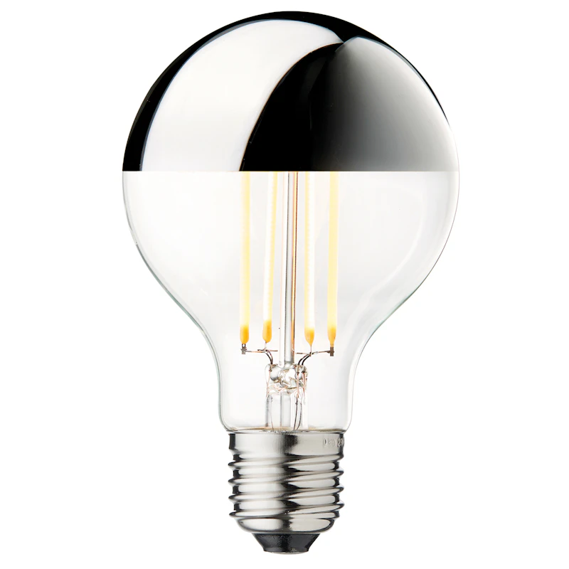 Globe Led Lightsource 5W Ø8 cm, Silver