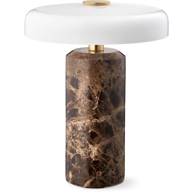 Trip Table Lamp Portable, Dark Emperador