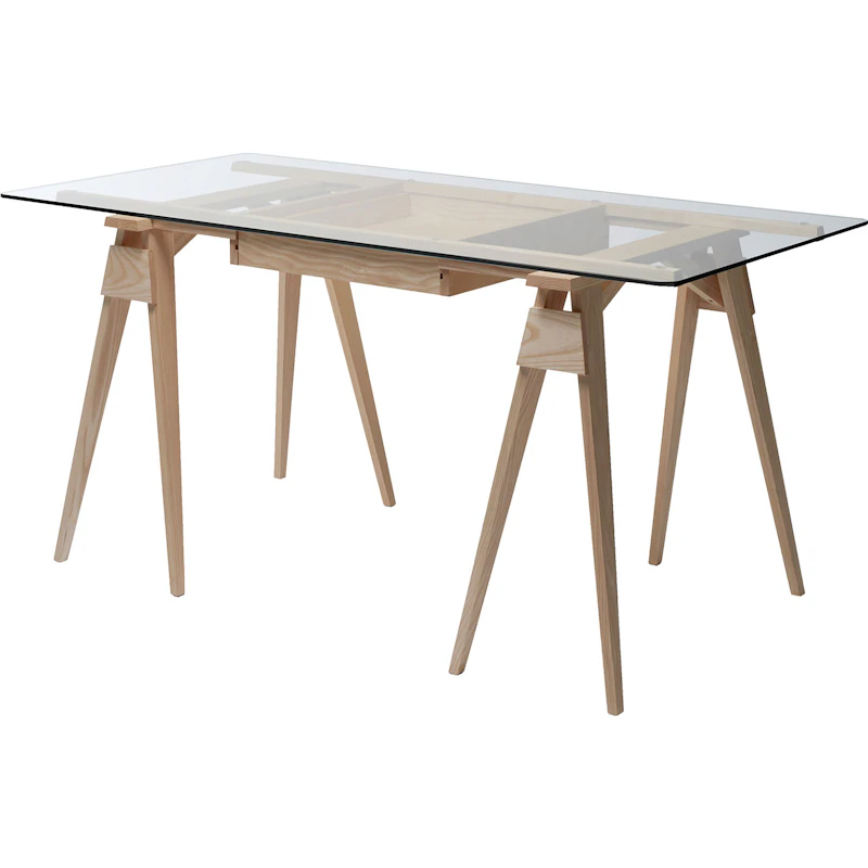 Arco Desk, Light Wood