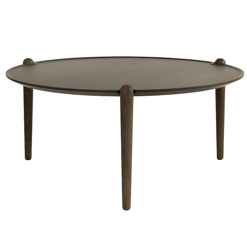 Aria Table Ø90 cm H42 cm, Dark Oak