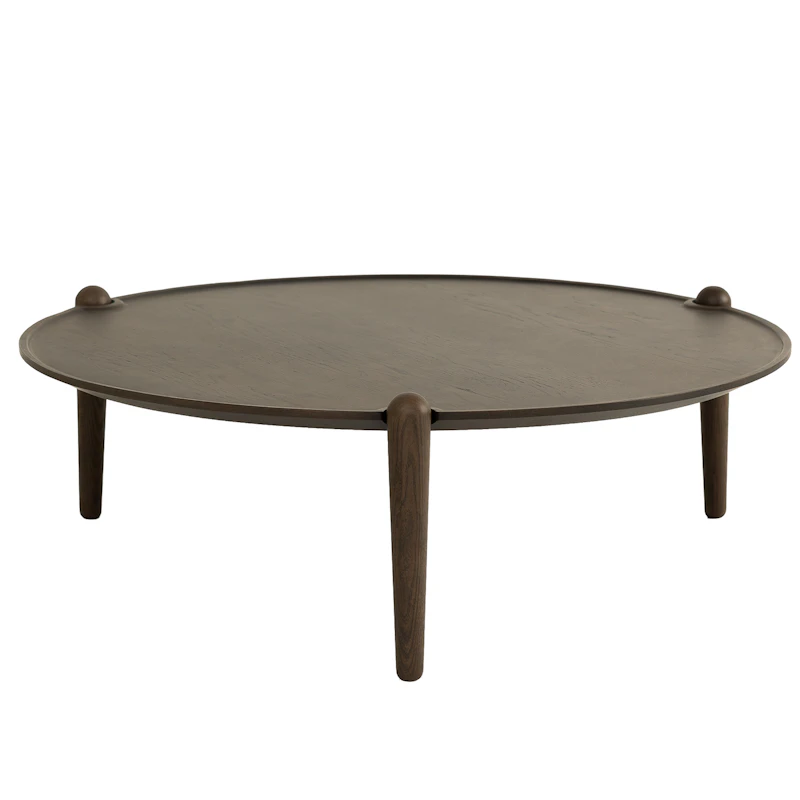 Aria Table Ø90 cm H30 cm, Dark Oak