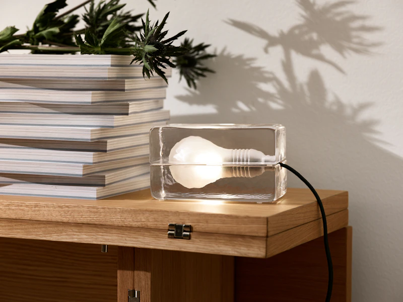 Block Lamp, Black Cable | RoyalDesign.co.uk