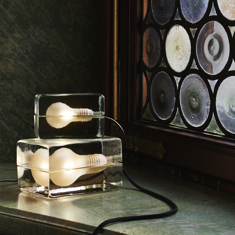 Block Lamp mini デザインハウスストックホルム Block Lamp Mini, Clear from Design House Stockholm | RoyalDesign.co.uk